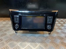 17-21 NISSAN QASHQAI J11 RADIO/CD PLAYER/SAT NAV HEAD UNIT 25915HV02A