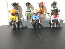 PLAYMOBIL  - 7 MIXED  COWBOYS
