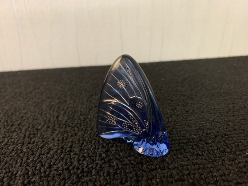 Blue gold butterfly crystal - gold,