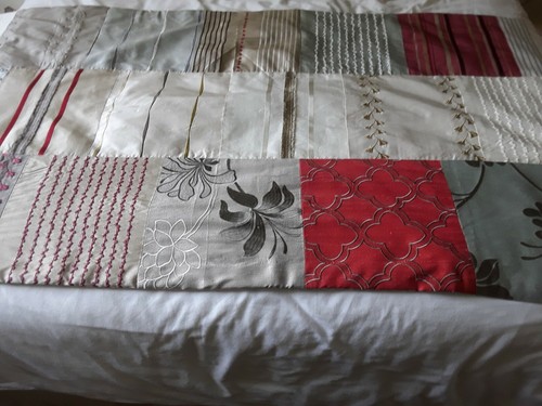 One off bed runner handmade - off,