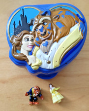 Vintage Polly Pocket Beauty and The Beast Compact 1995, complete
