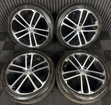 18'' GENUINE VW GOLF MK7 NOGARO MK6 GTD GT GTI ALLOY WHEELS TYRES 5G0601025AQ