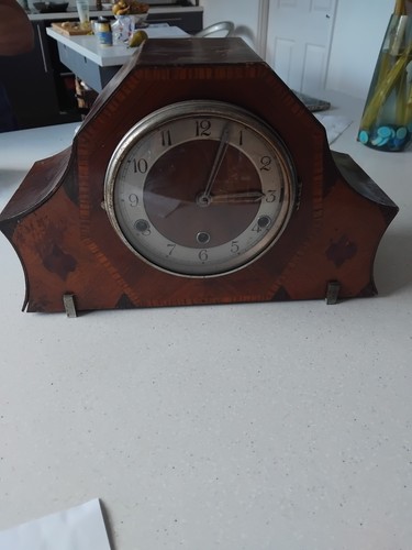 Vintage mantel clock - vintage, clock,