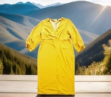 Ladies Yellow Long Maxi Dress, Female Elegant Fashion Designer Clothing