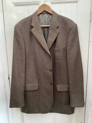 Mens brown wool cashmere - m&s, &