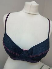 TYR HUNTINGHTON BEACH HOT SHOT DENIM UNDERWIRE BIKINI TOP (Z32/12)