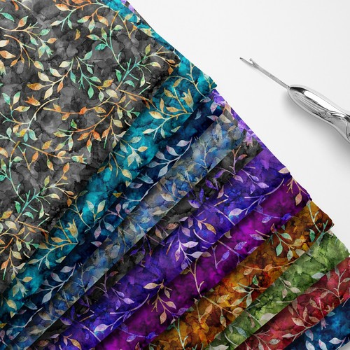 100 cotton batik trail - cotton,