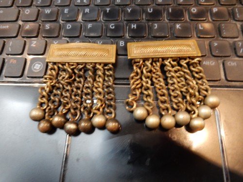 Vintage brass shoulder - vintage,