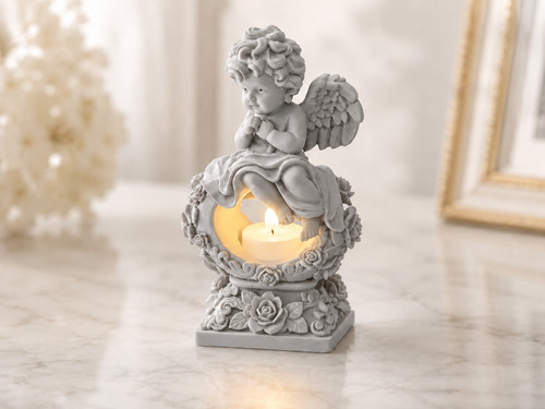Angel cherub tealight - tealight, holder