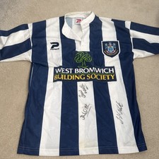 Signed West Brom Shirt Vintage