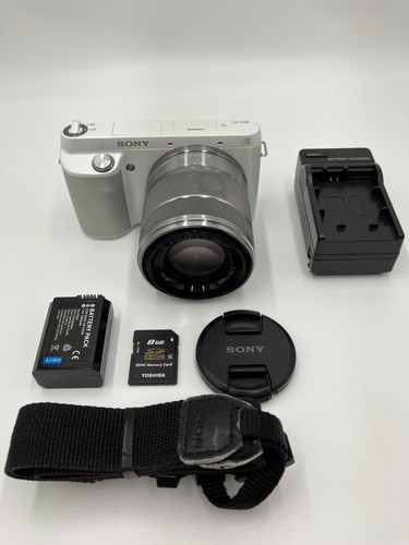 Sony nex white - nex-f3, mirrorless