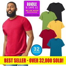 GILDAN Mens T-Shirt Soft