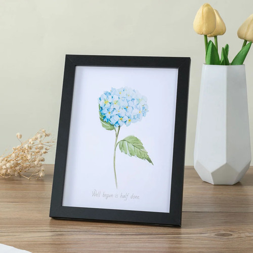 Wooden photo frame for wall - wooden,