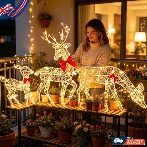 Christmas led reindeer - christmas,