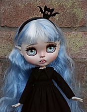 Custom Blythe Doll - Bat, OOAK Blythe doll