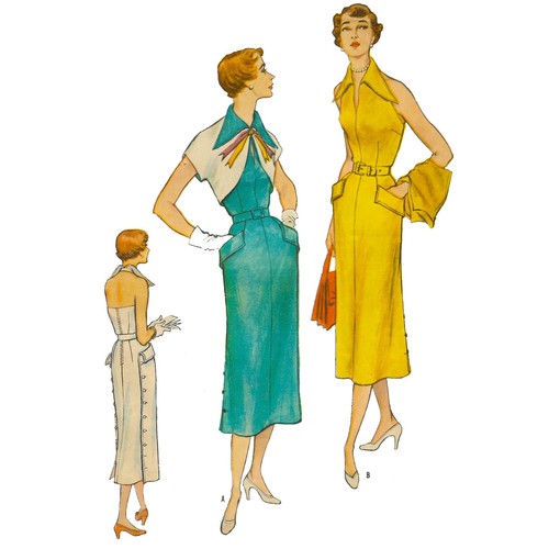 Vintage 1950s pattern - 1950s, –