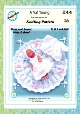 DOLLS KNITTING PATTERN  4inch
