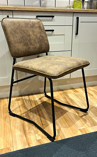 Brown faux leather - brown,