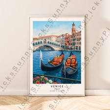 Venice Italy Illustration Art