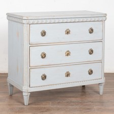 19th century blue gustavian - century,