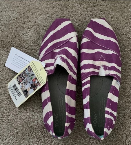 Women toms purple zebra - women’s,