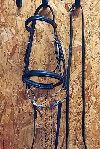 Kincade black leather snaffle - black,