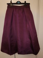 Purple Ted Baker Midi Skirt, Size 1, Festive Season Skirt