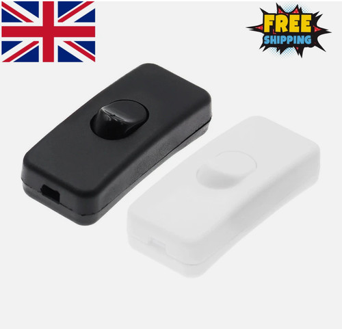 Black inline off switch - black,
