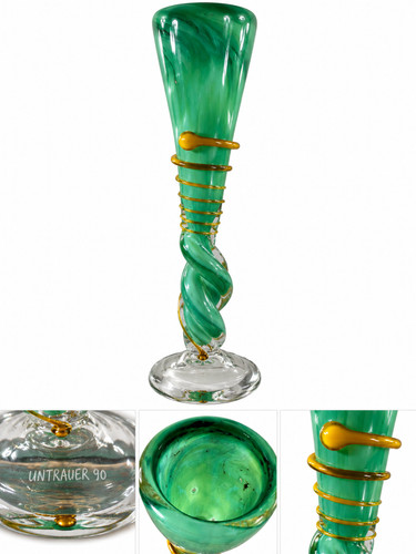 Guy untrauer blown - glass, vase