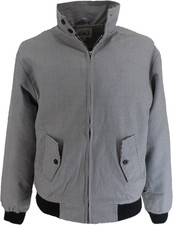 Relco Mens Dogtooth Harrington