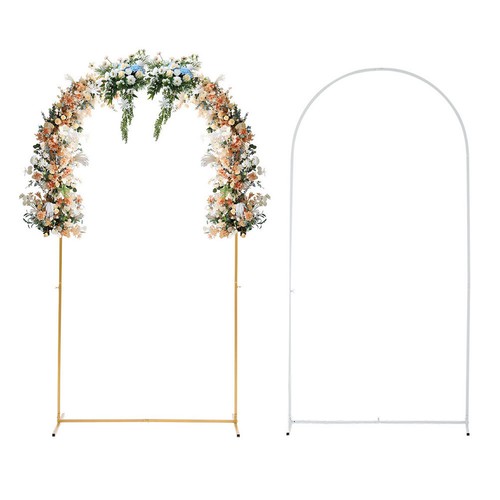 Large arch door wedding metal - door,