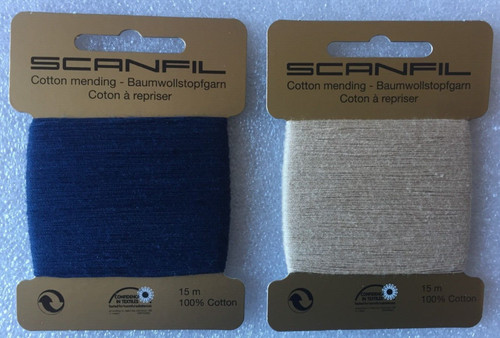 Navy beige scanfil 15m - &,