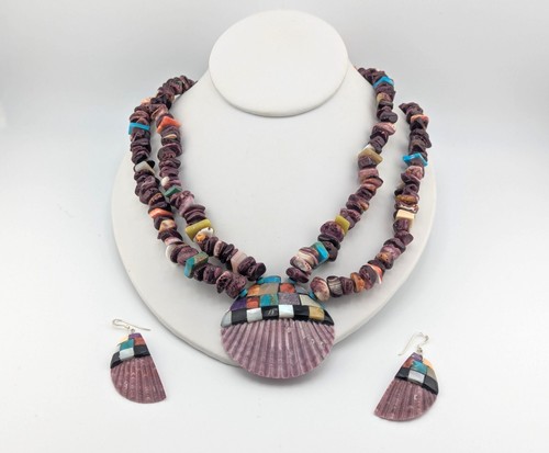 Necklace earrings set - earrings, santo