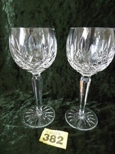 2 Waterford LISMORE PATT Cut