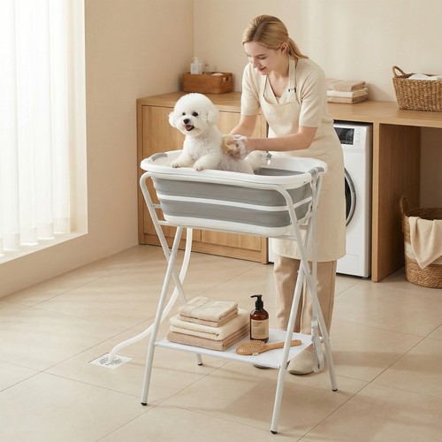 Pawhut 27l dog - dog, tub