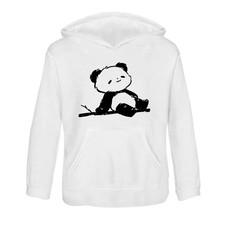 'Cute Panda Sitting On Branch'