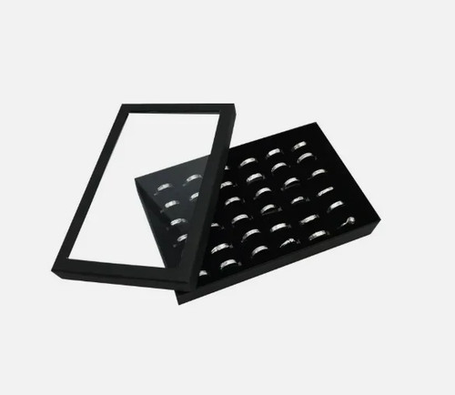 Jewelry ring organizer case - jewelry,