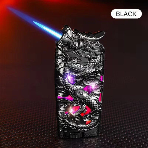 Gothic metal lighter black - gothic,