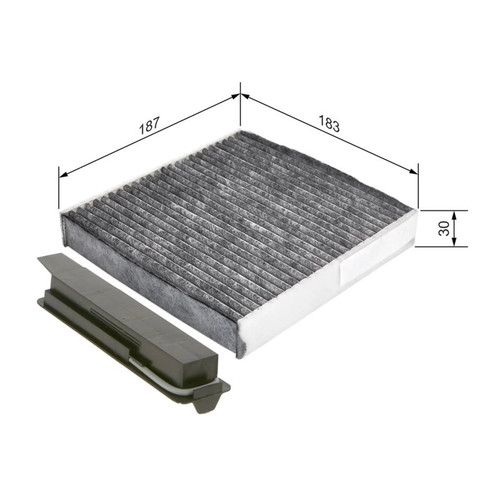 Bosch cabin air filter - cabin,