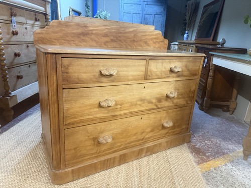 Vintage pine chest drawers - vintage,