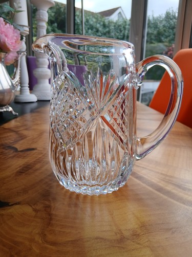 Heavy cut crystal - crystal, water