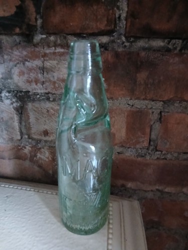 Vintage glass codd - glass, bottle