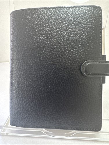 Filofax pocket finsbury black - filofax,