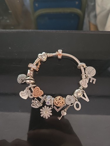Pandora charm bracelet with - pandora,