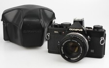 Olympus OM-2n 35mm Black SLR Camera W/ Zuiko 50mm f1.8 Lens