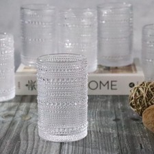 Set of 2 4 6 Textured Hobnail