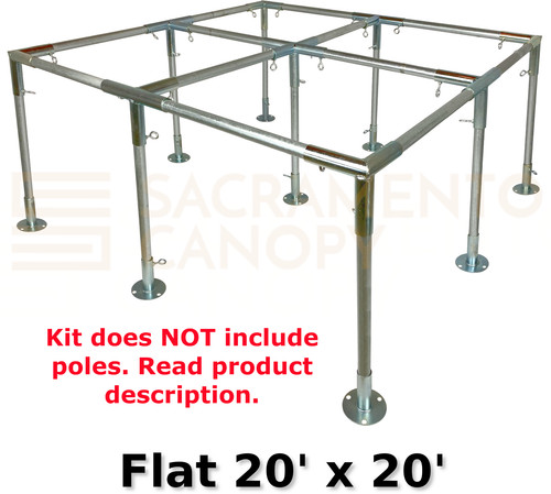 Wide flat roof canopy - wide,