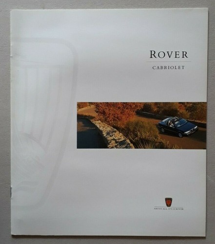 Rover 200 cabriolet brochure - cabriolet,