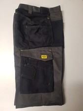 SNICKERS CRAFTSMAN WORK TROUSERS 3212 7404 158 41" WAIST 35" LEG GREY/BLACK