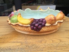 Delcroft Ware Ornate Fruit Bowl Vintage VGC